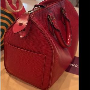 Authentic Louis Vuitton Speedy 25 & LV Storage Bag